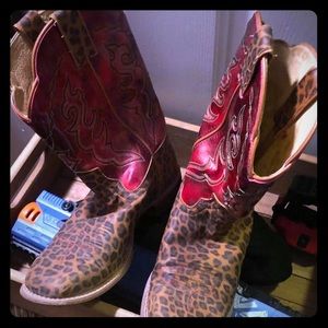 Leopard print Square Toe